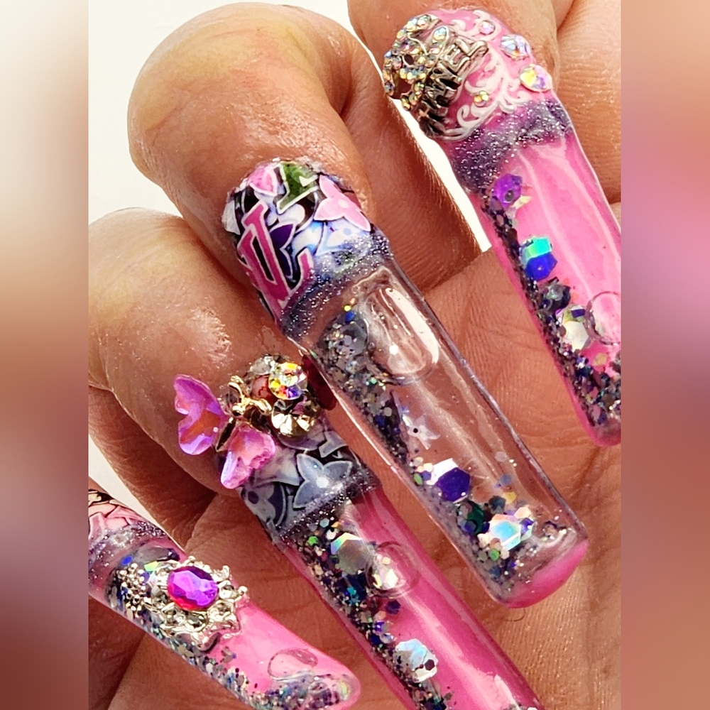 Acrylic Aqua Nails 💅 Set - Picture 7 of 17